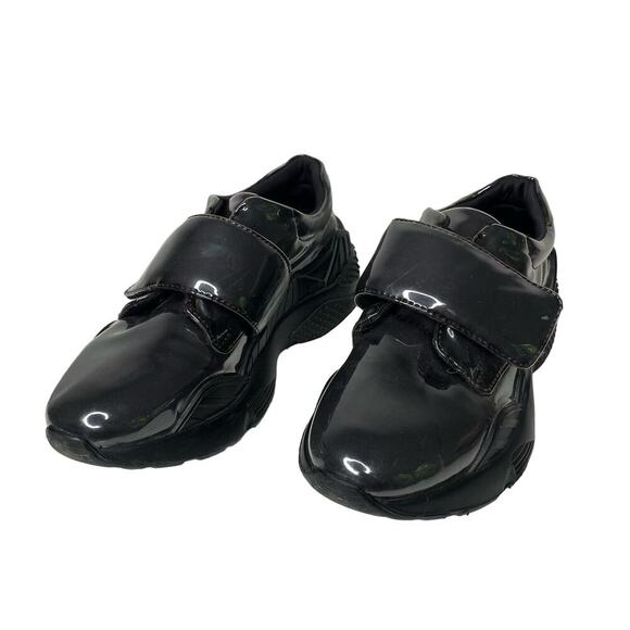 JEFFREY CAMPBELL Blade RunR Black Patent Sneakers 7 - Picture 1 of 6